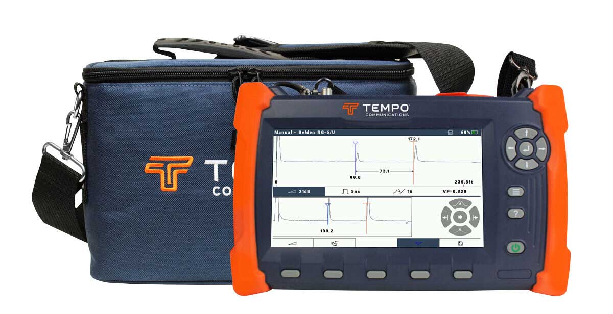 CS90/TV90E CableScout Time Domain Reflectometer (TDR)
